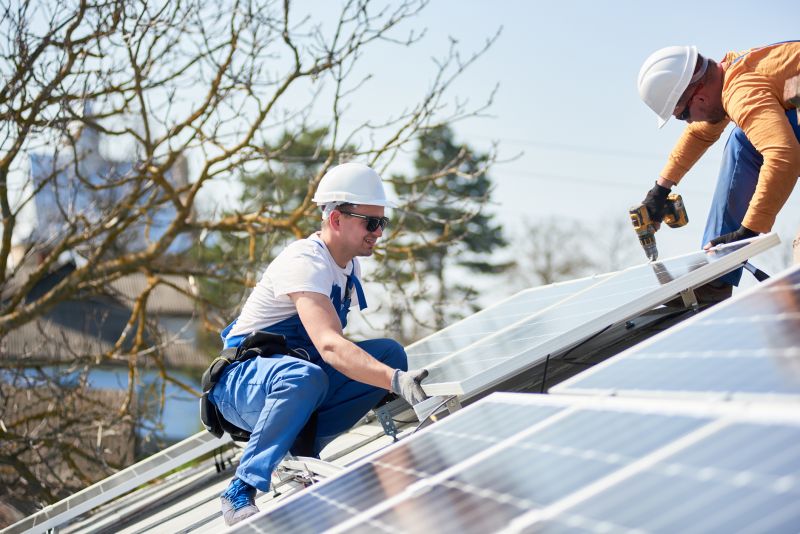 Installing Solar Panels on a Roof